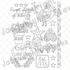 Stars & Stripes Stick & Stitch Embroidery Sheet - The Art of Home - Jacquelynne Steves
