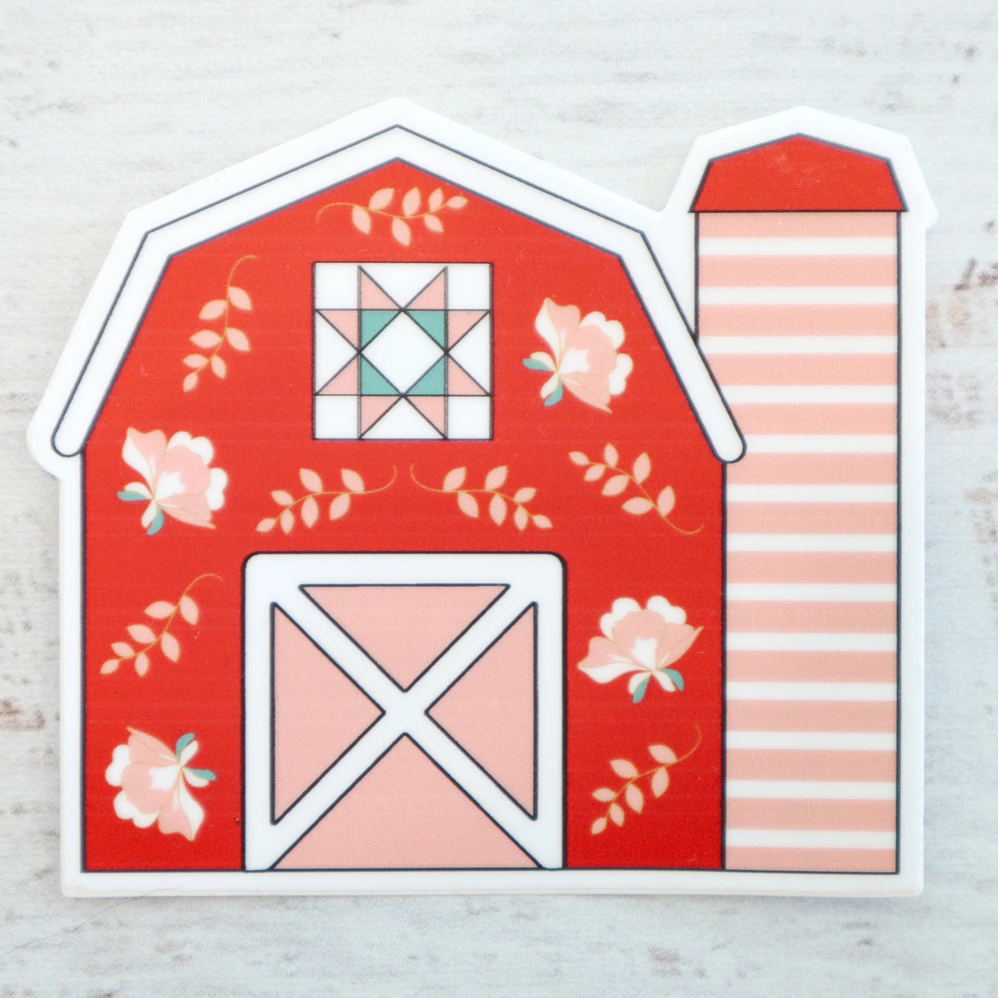 Sweet Acres Barn Sticker - The Art of Home - Jacquelynne Steves