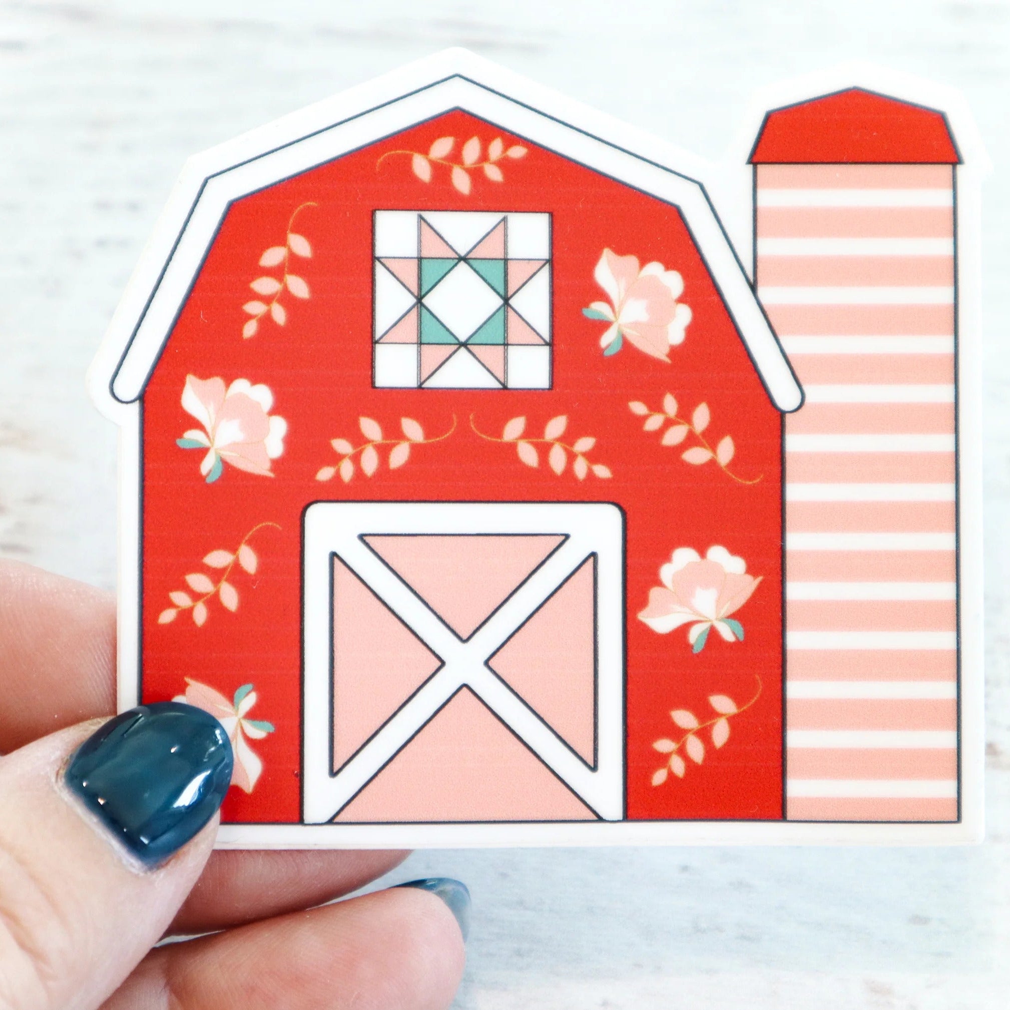 Sweet Acres Barn Sticker - The Art of Home - Jacquelynne Steves