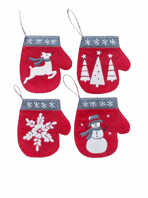 Winter Mittens Ornament Kit - The Art of Home - Jacquelynne Steves