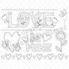Be Mine Stick & Stitch Embroidery Sheet - The Art of Home - Jacquelynne Steves