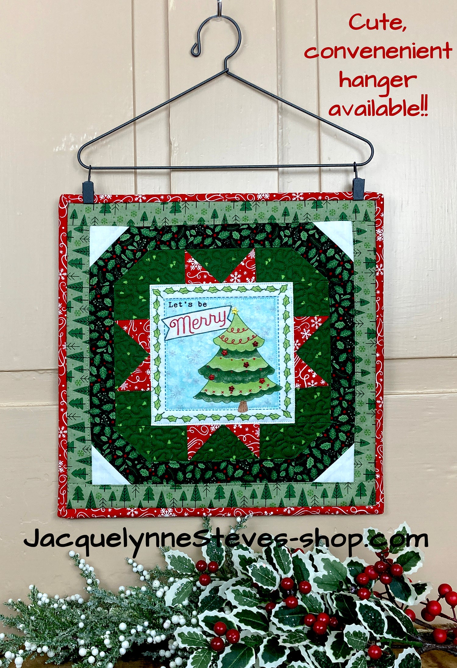 Let's Be Merry Mini Quilt Kit - Jacquelynne Steves