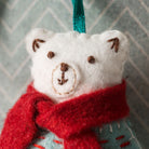 Polar Bear Felt Ornament Kit - Jacquelynne Steves