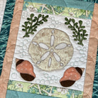 Sand dollar applique design - Seashells and Sea Glass Collection