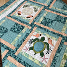 Seashells and Sea Glass quilt - The Art of Home Club