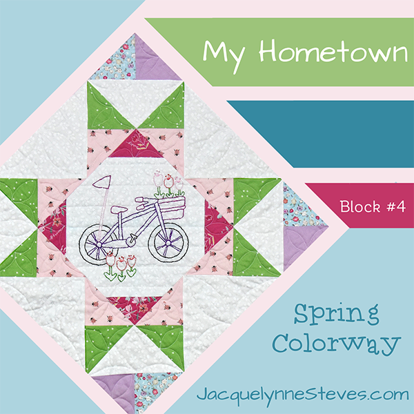 My Hometown Block of the Month Quilt Pattern - Digital - Jacquelynne Steves
