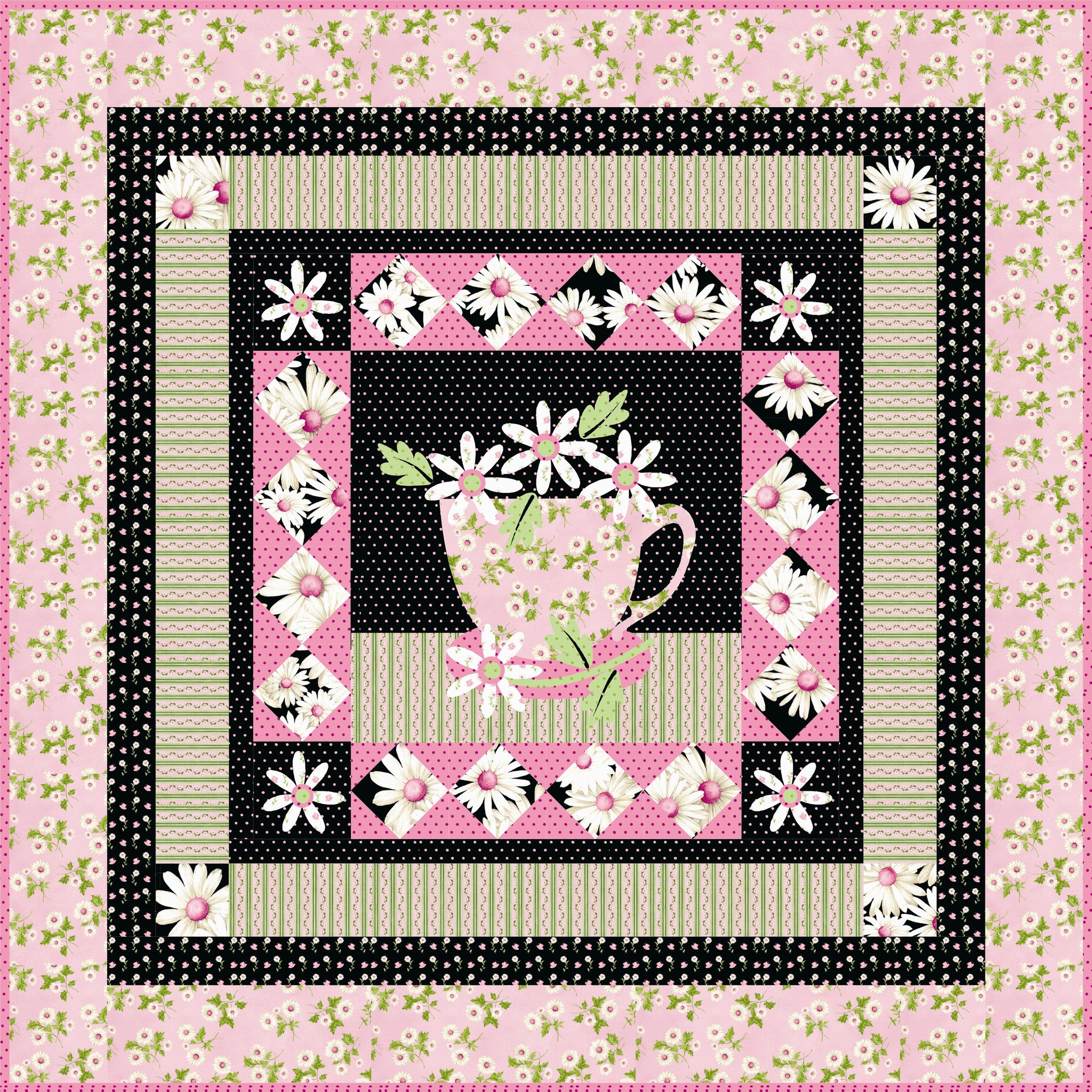Chamomile Afternoon Quilt Pattern - Jacquelynne Steves