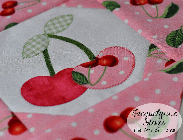 Oh, Cherry! Little Quilt Pattern- Digital - Jacquelynne Steves