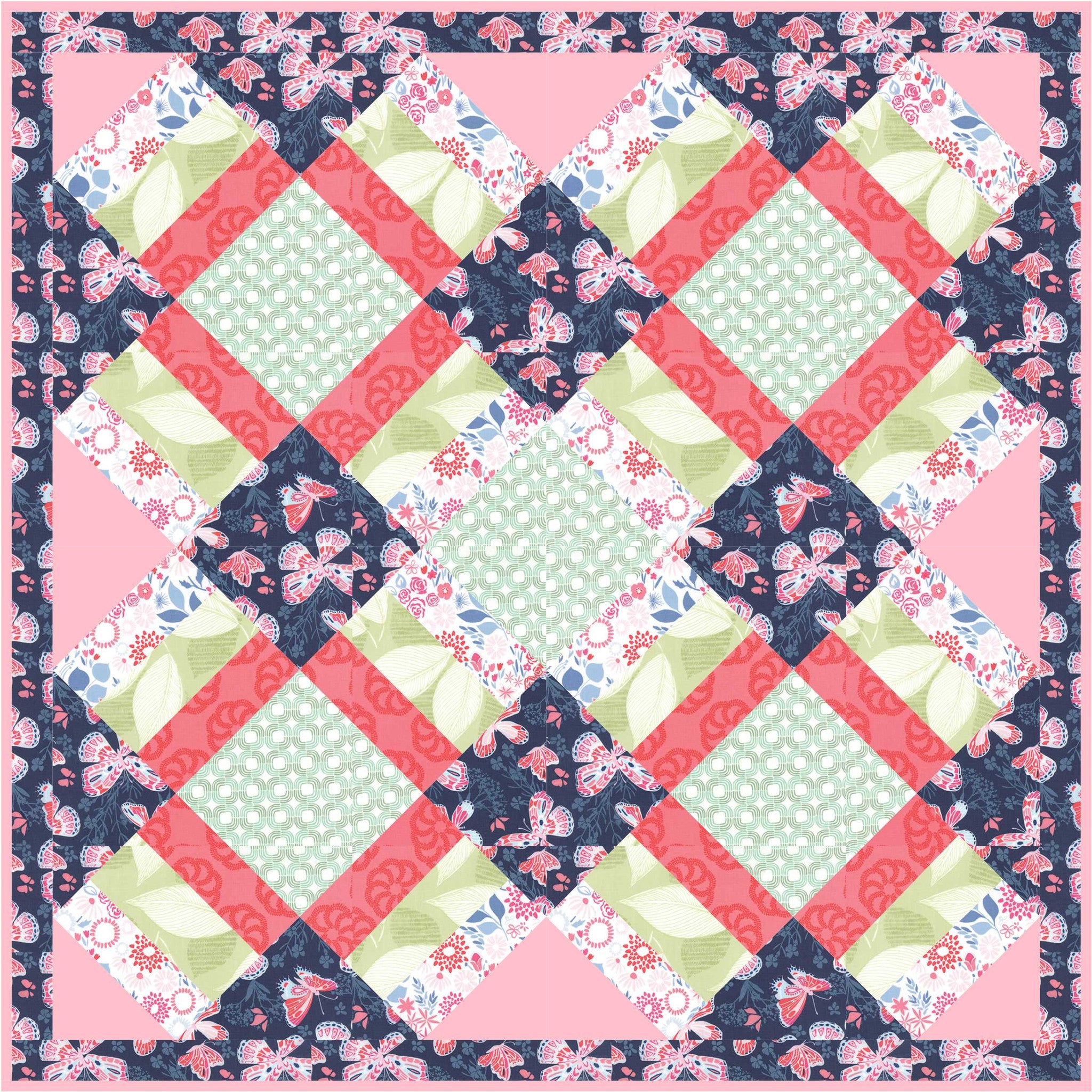 Chirp! Little Quilt Pattern- Digital - Jacquelynne Steves