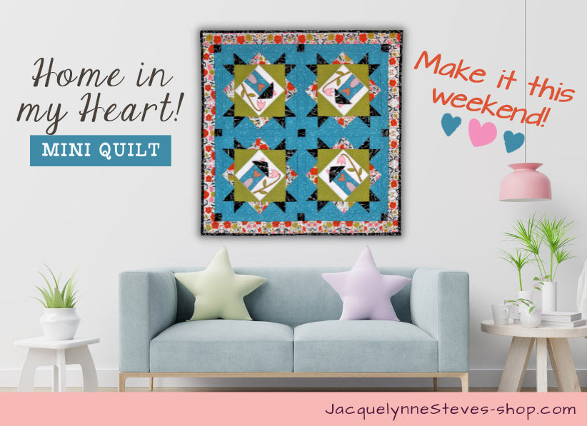 Home in My Heart Little Quilt Kit - Jacquelynne Steves