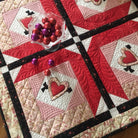 Valentine heart quilt
