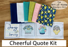 Joyful Spring Quilt Kit with Pre-Printed Panels - Jacquelynne Steves