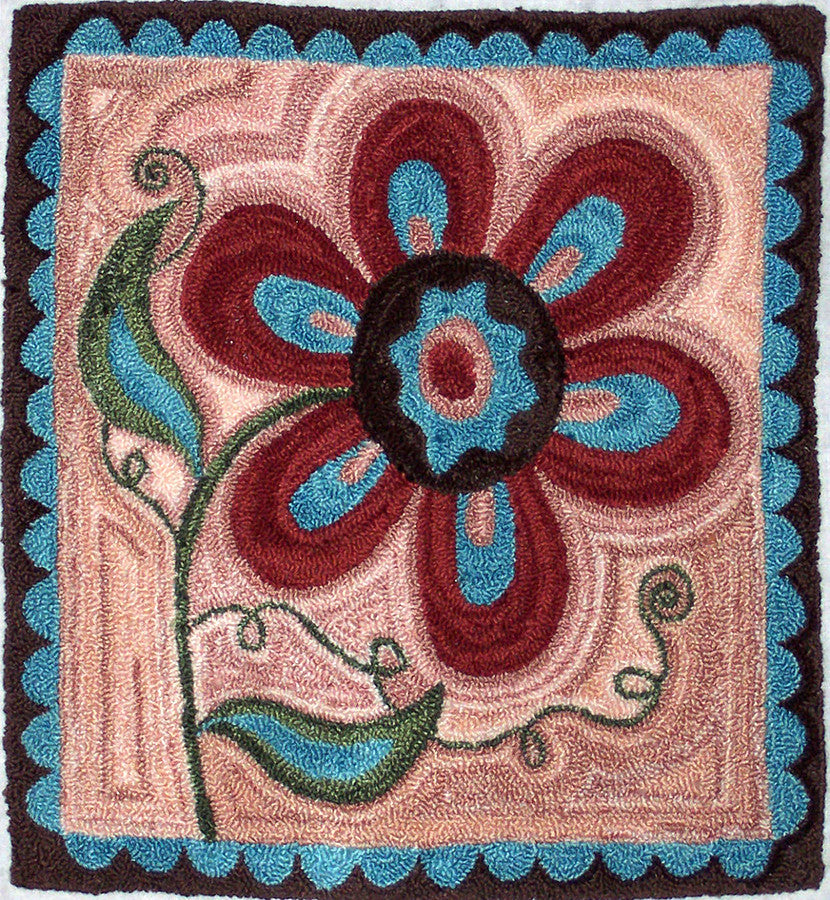 Megan's Flower Punch Needle Pattern - Digital - Jacquelynne Steves