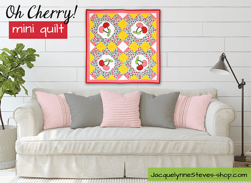 Oh, Cherry!  Little Quilt Kit - Jacquelynne Steves