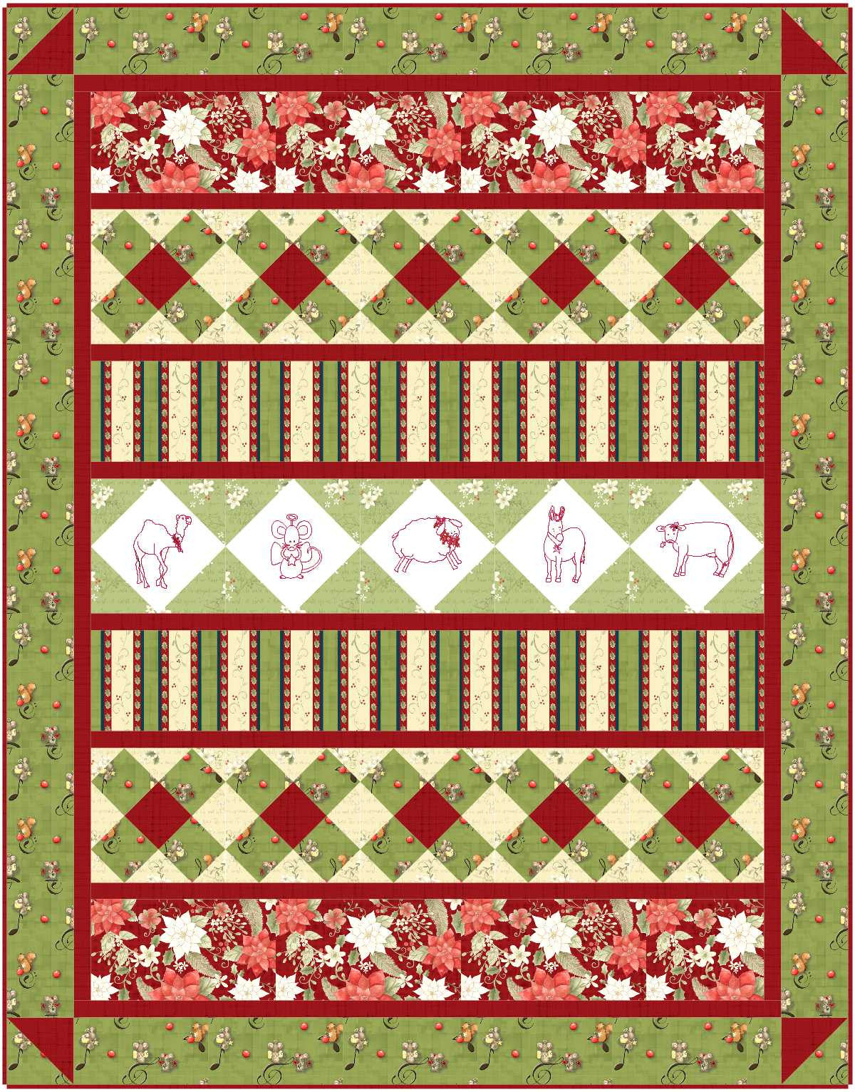 Oh Holy Night Quilt Pattern - Digital - Jacquelynne Steves