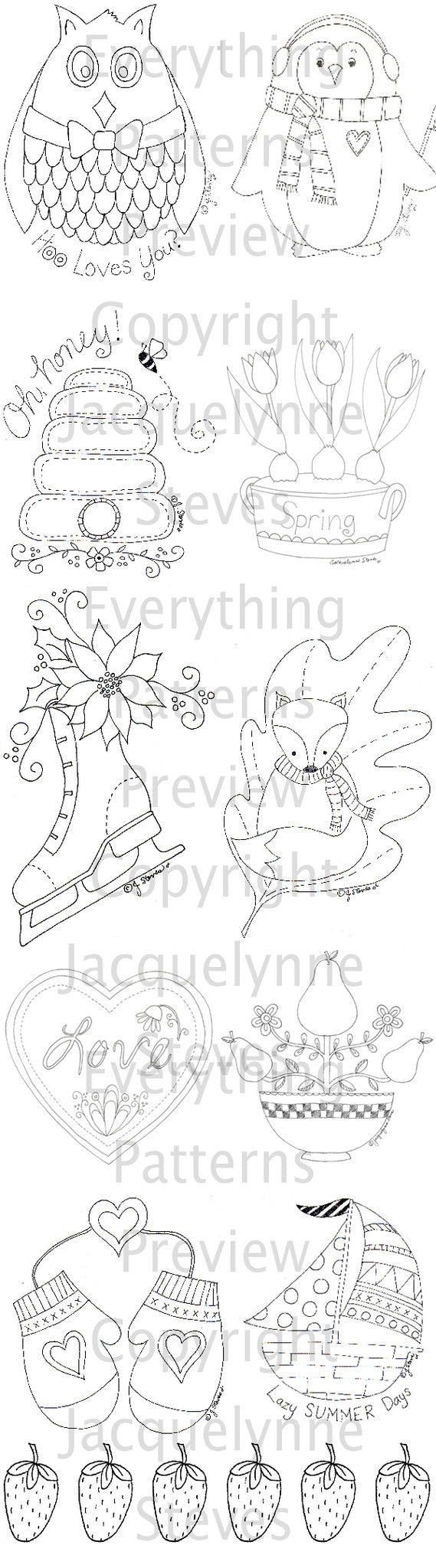 Everything Patterns E-Book - Jacquelynne Steves