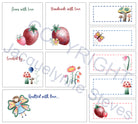 The Secret Fairy Garden Quilt Labels - Jacquelynne Steves
