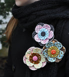 Scrappy Quilt-y Flower Pin Pattern - Digital - Jacquelynne Steves