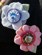 Wool Flower Pin Pattern - Jacquelynne Steves